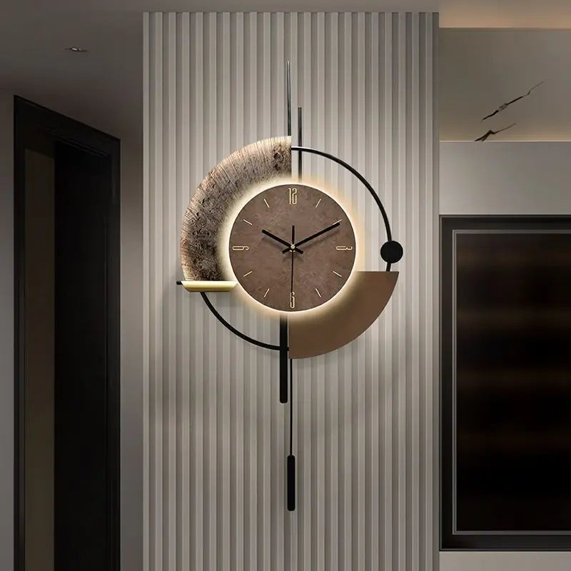 Modern Luminated Large Wall Clock