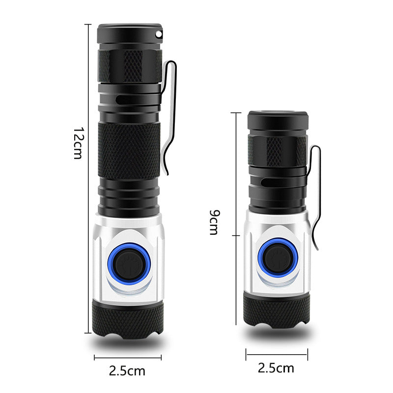 LED Strong Light Multifunctional Tactical Mini Flashlight Suit