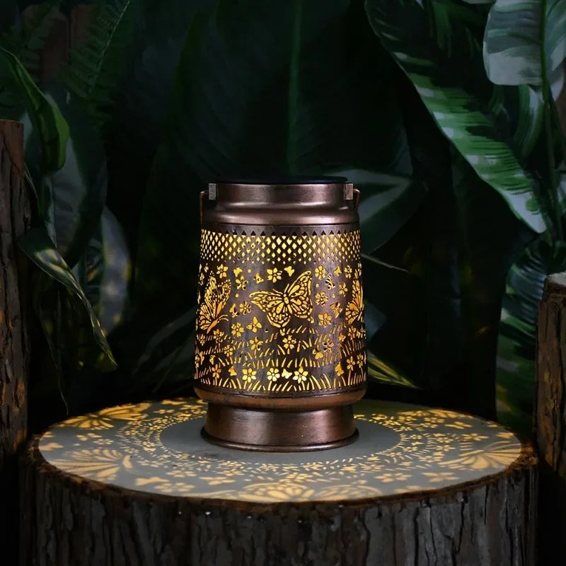 LED Solar Projection Lantern