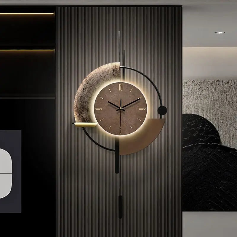 Modern Luminated Large Wall Clock