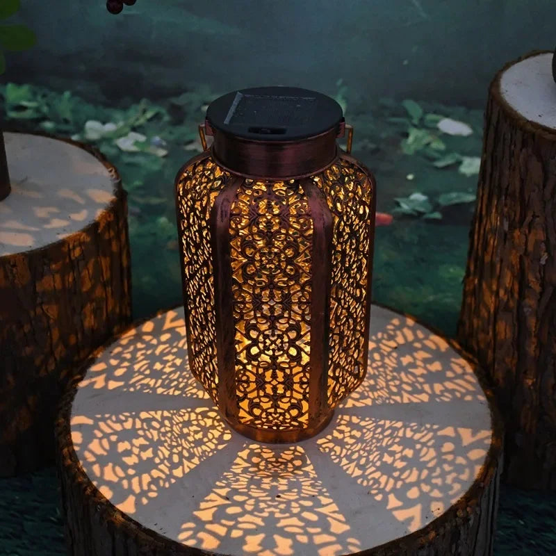 LED Solar Projection Lantern